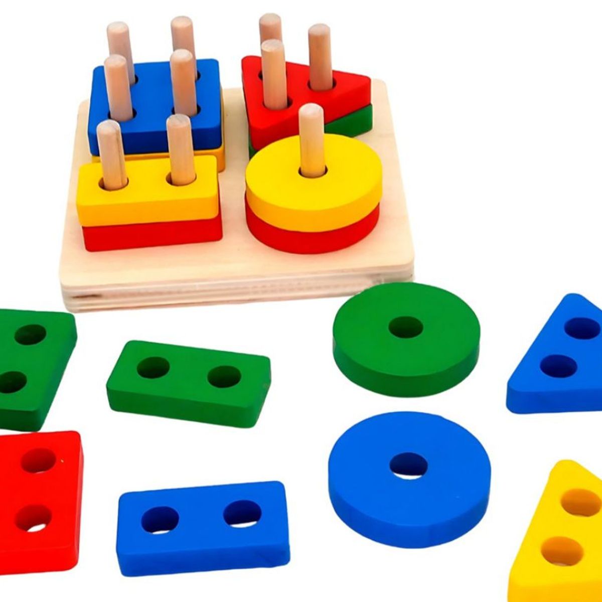 GENERICO - Juego De Madera Didáctico De Encaje Para Niños