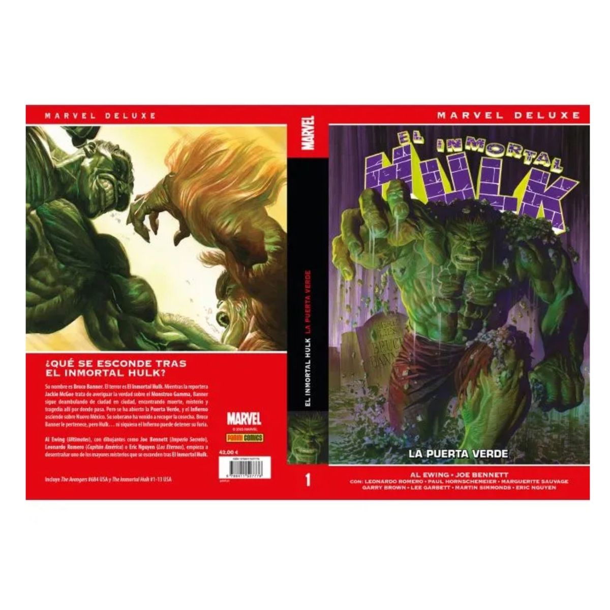 PANINI COMICS - Marvel Deluxe - El Inmortal Hulk N°1 La Puerta Verde
