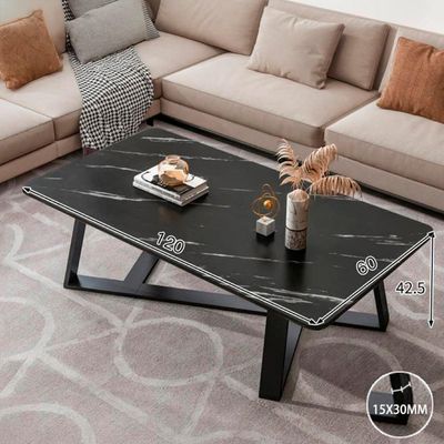 Imagen 2 del producto Mesa centro rectangular diseño Marmol Chic Home - Negro