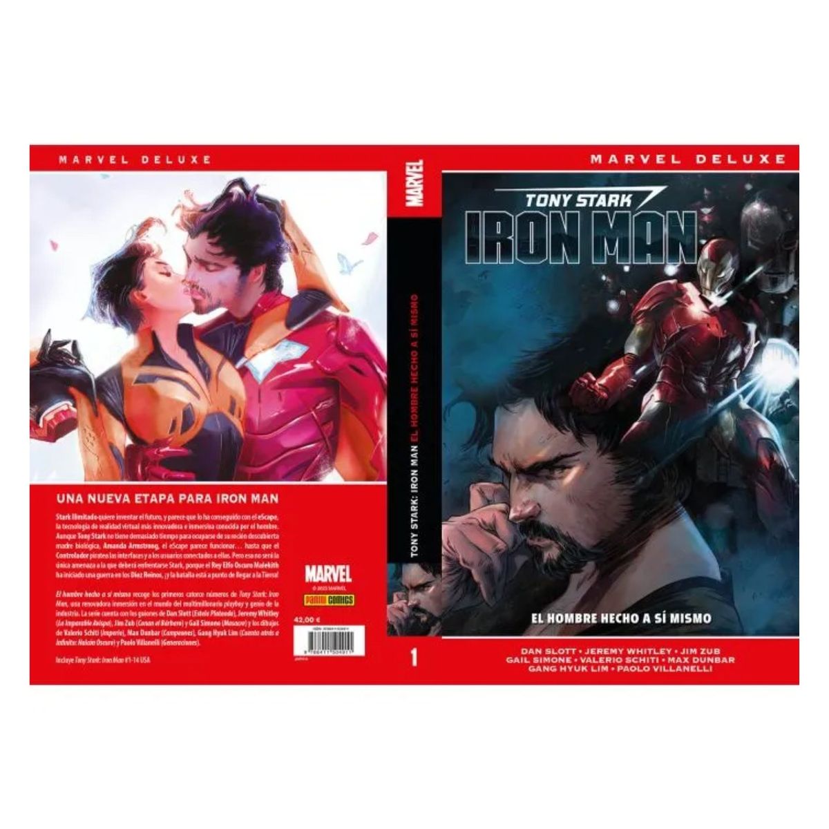 PANINI - Marvel Deluxe - Tony Stark Iron Man N°1 El Hombre Hecho A Sí Mismo