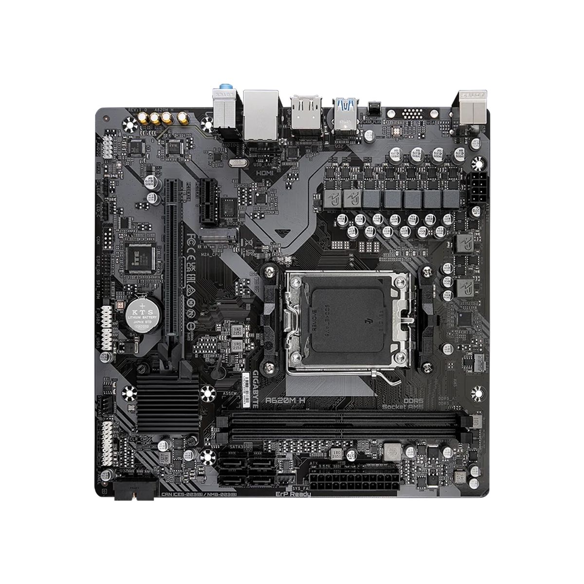 GIGABYTE - Placa Madre Gigabyte A620M H AM5 DDR5 up 7200MHz M2 mATX