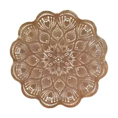 GENERICO - MANTEL INDIVIDUAL DE 12 PIEZAS PVC CIRCULO 38CM