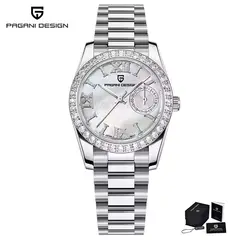 PAGANI - Reloj Dama de Cuarzo c/ Incrustaciones Cristal de Zafiro
