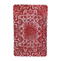 GENERICO - MANTEL INDIVIDUAL DE 12 PIEZAS PVC RECTANGULAR
