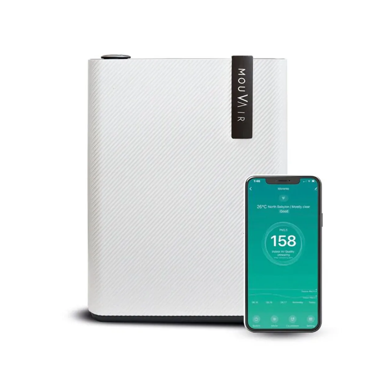 MOUVAIR - Purificador de Aire con humidificador Mouvair Calm