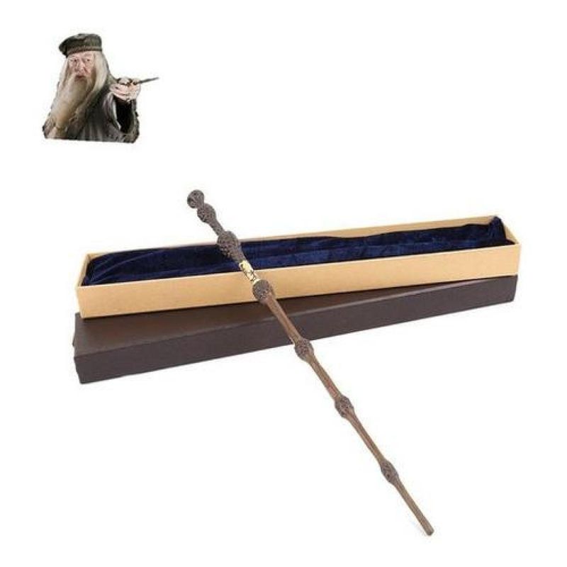 GENERICO - Varita Sauco Dumbledore  Nucleo Metalico Harry Potter 45 Cm.