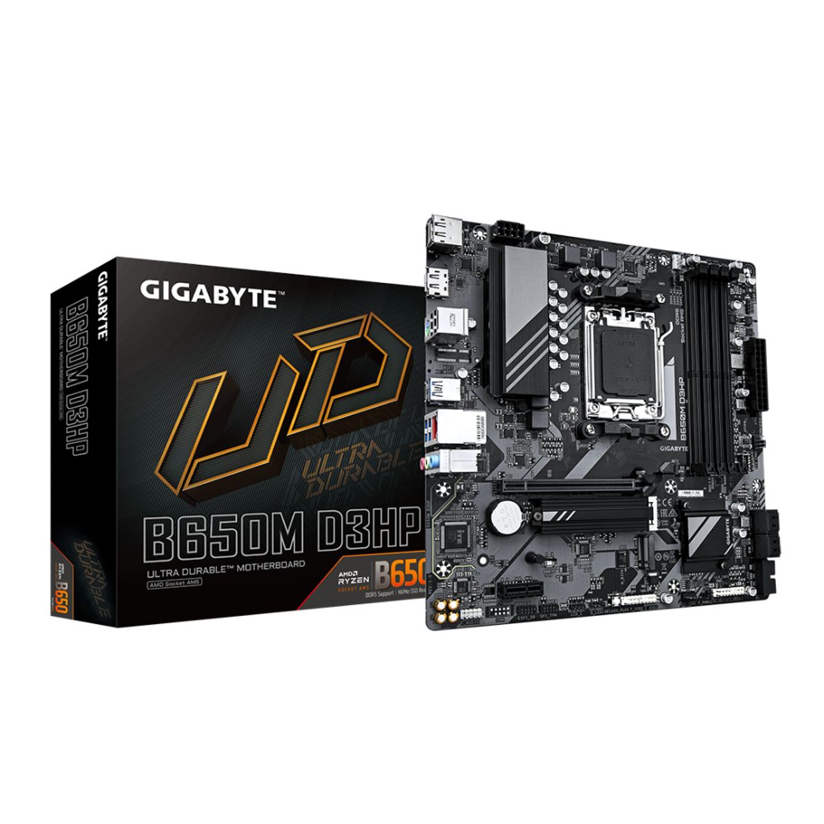 GIGABYTE - Placa Madre Gigabyte B650M D3HP AMD AM5 DDR5 Micro ATX