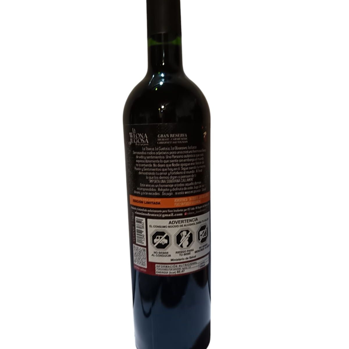 GENERICO - Vino Insolente Gran Reserva Merlot Cabernet La W Jugosa