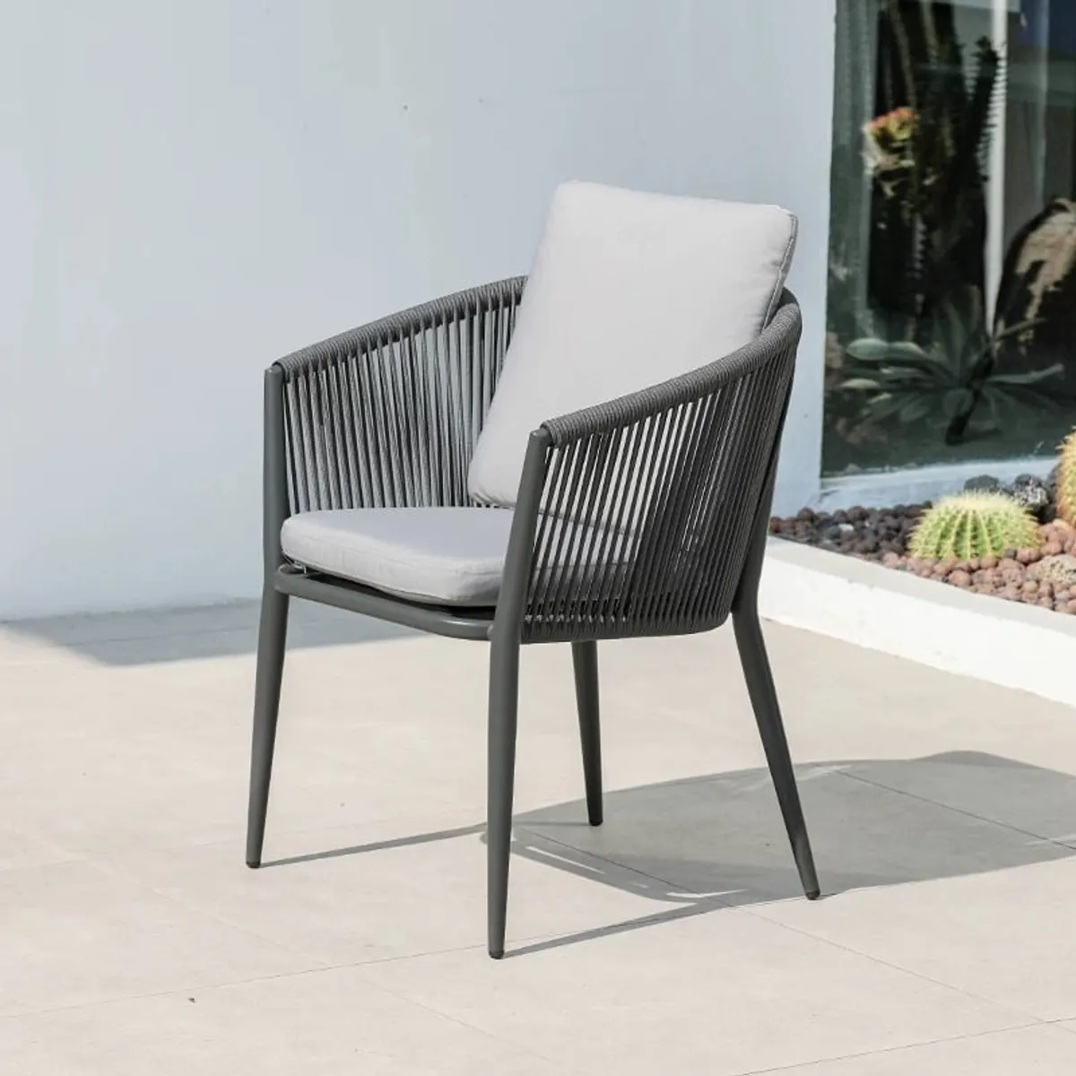 GENERICO - Silla x 2 Exterior para Terraza y Jardín