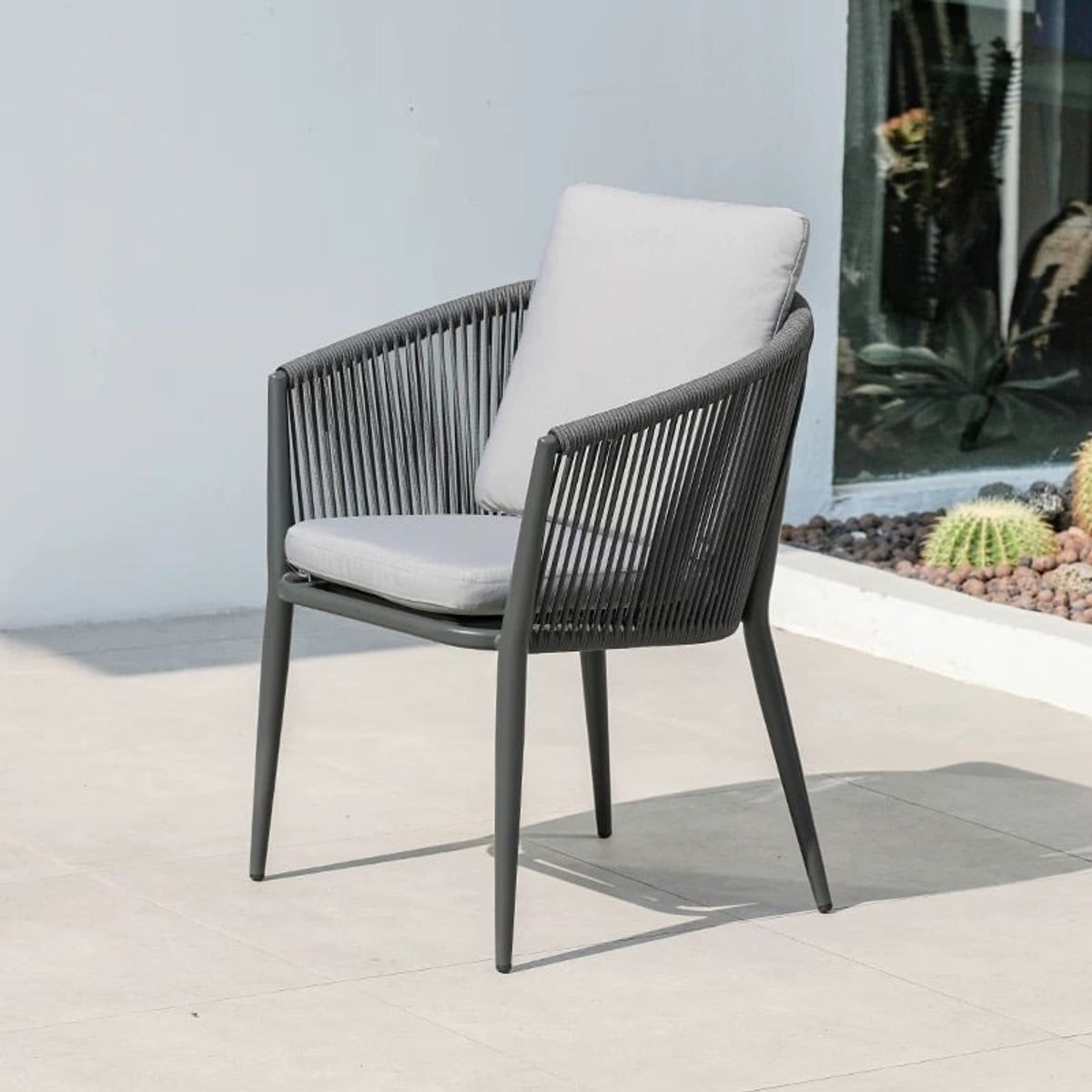 GENERICO - Silla x 2 Exterior para Terraza y Jardín