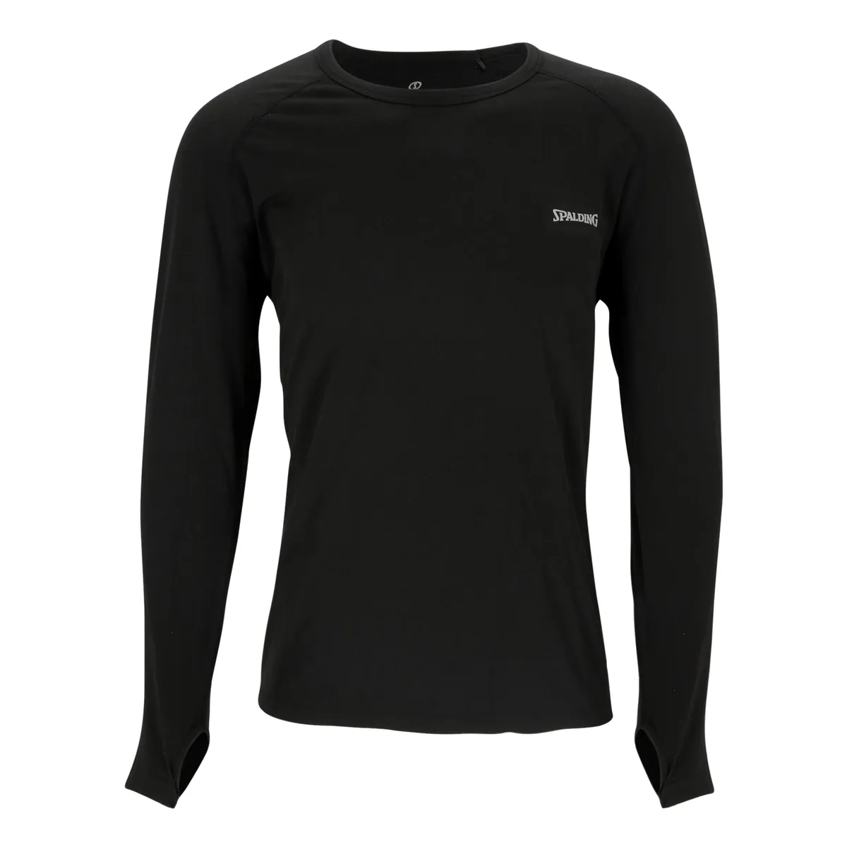 SPALDING - Primera Capa Hombre Manga Larga Spalding Logo Negro