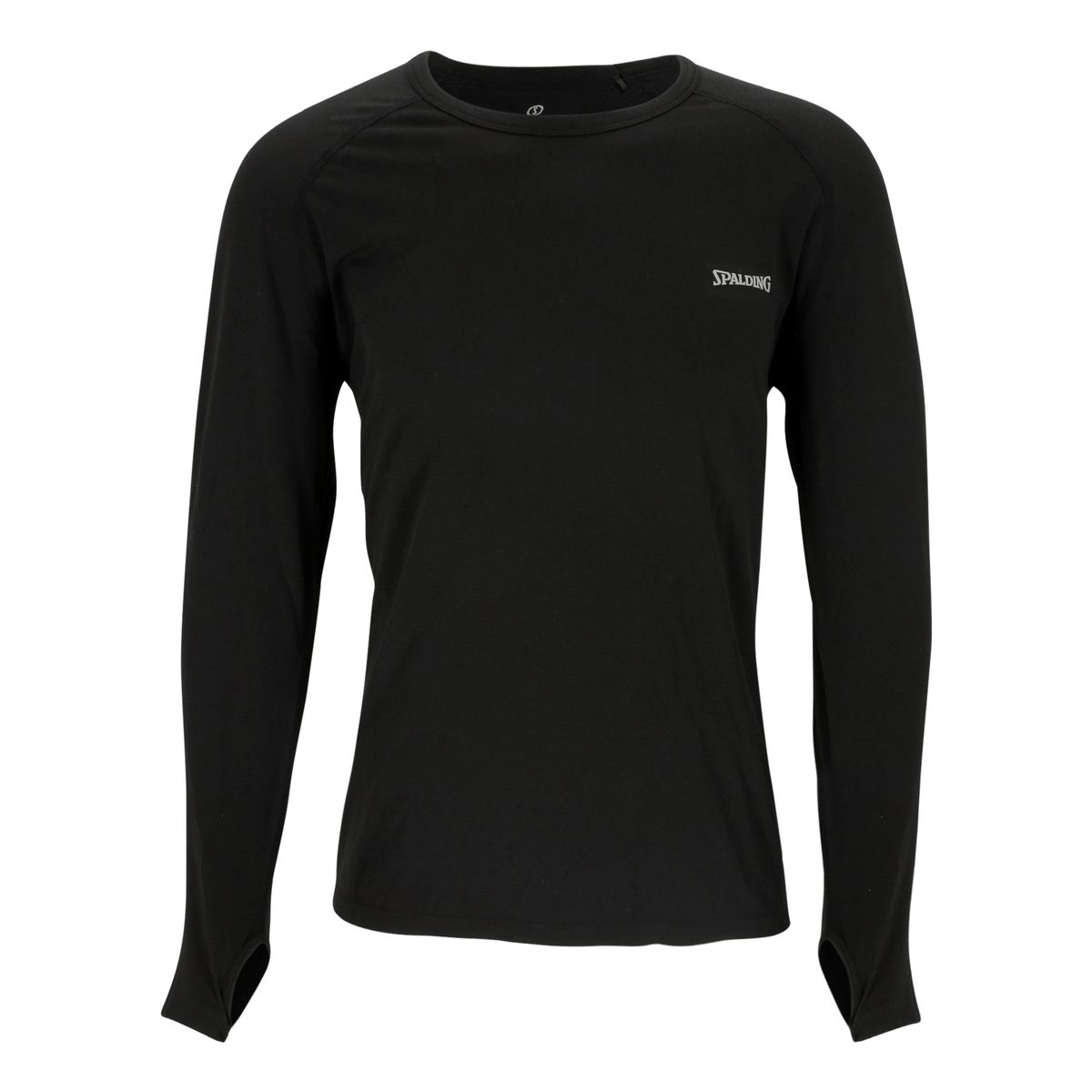 SPALDING - Primera Capa Hombre Manga Larga Spalding Logo Negro