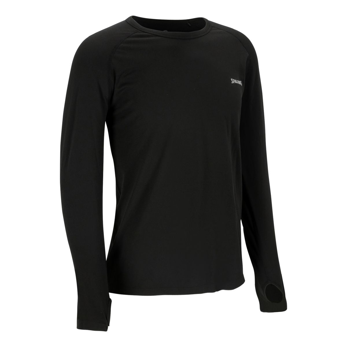 SPALDING - Primera Capa Hombre Manga Larga Spalding Logo Negro