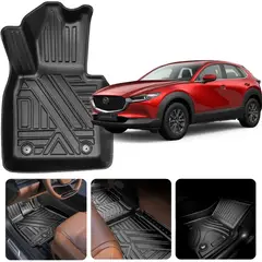 3D - Alfombras de piso para Mazda CX30 calce perfecto 2020 al 2025