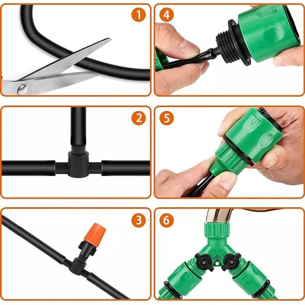 GENERICO - Kit De Riego 158 Piezas Sistema Automático Goteo 40m