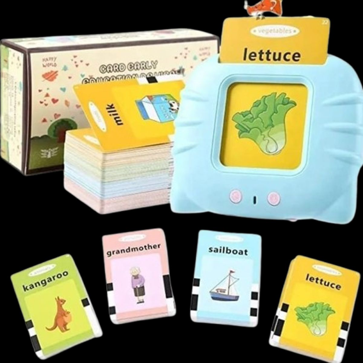 GENERICO - Juego didactico aprendizaje tarjetas INGLES 224 palabras