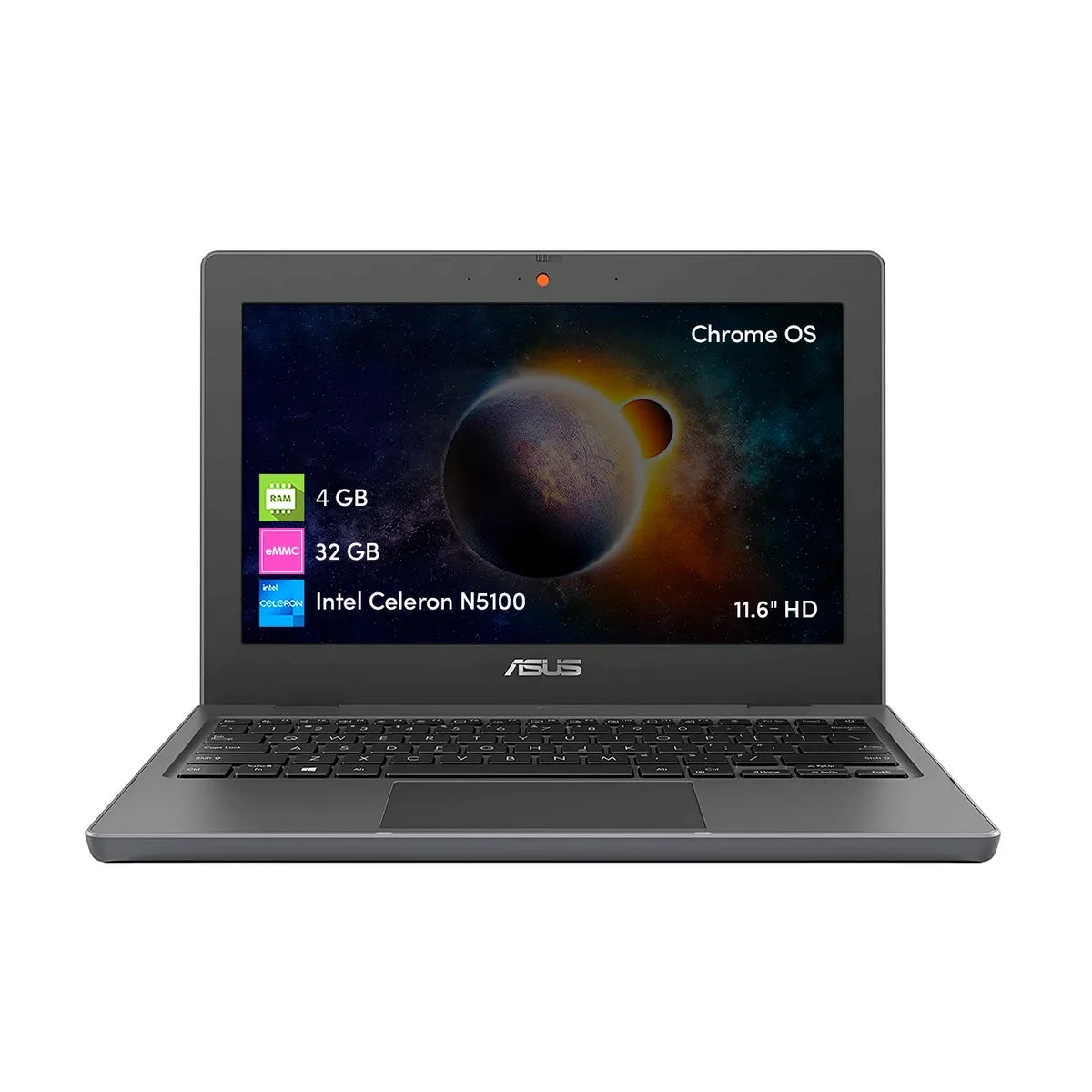 ASUS - Notebook Chromebook Asus Intel Celeron 4GB 32GB 11.6 HD