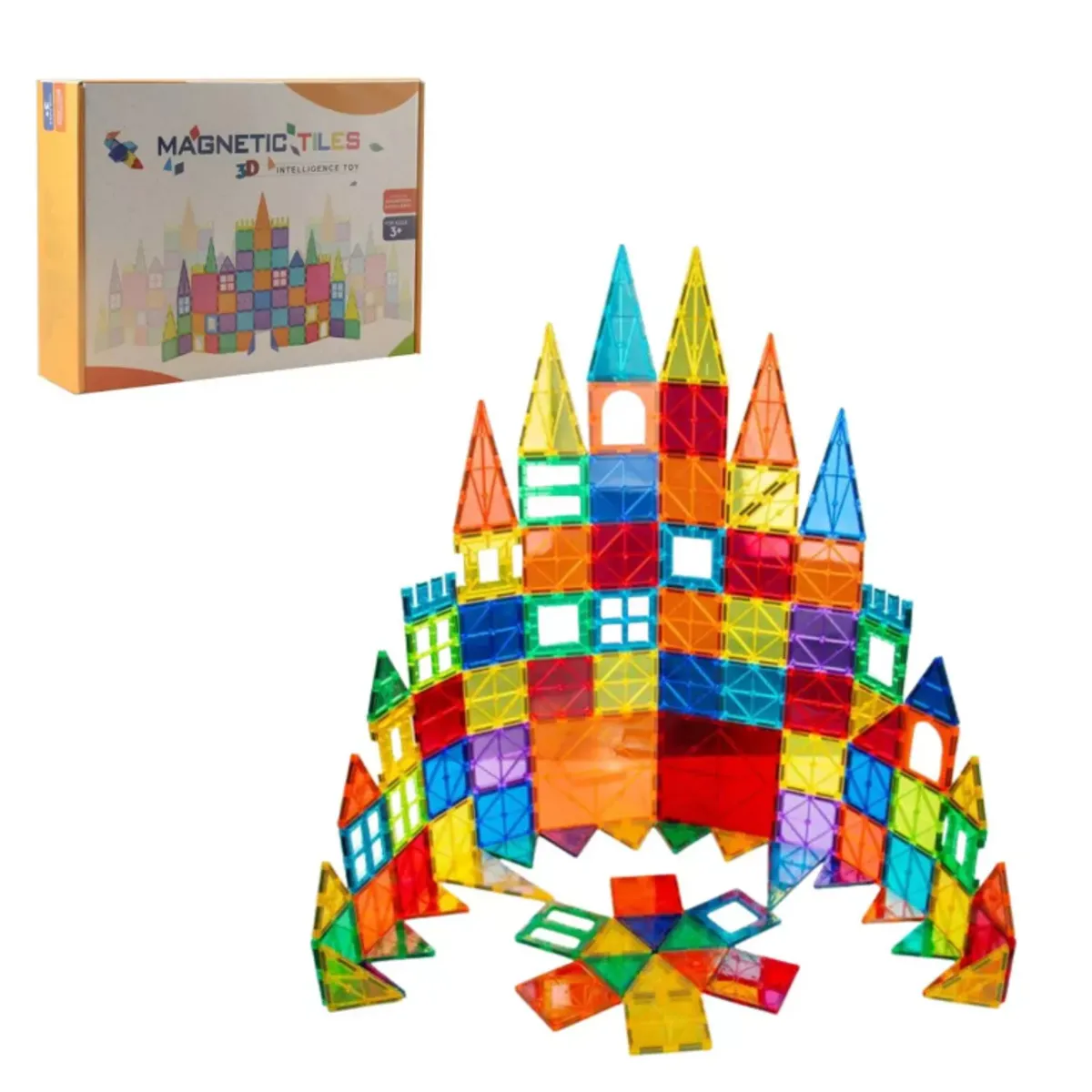 GENERICO - Imanes Juego Bloques Magnéticos De 100 Piezas 100 Imán