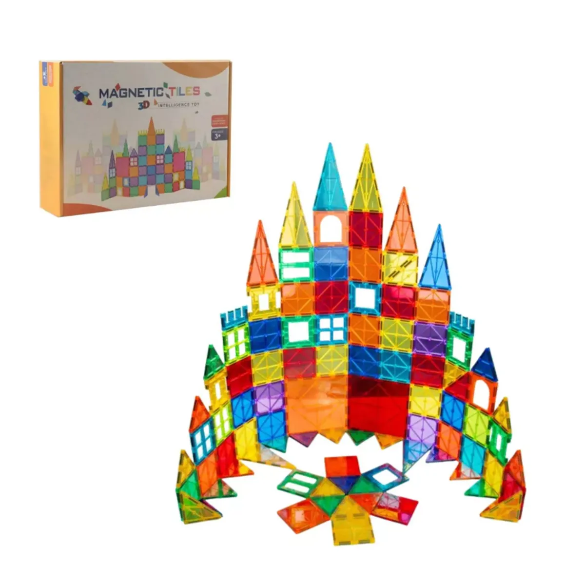 GENERICO - Imanes Juego Bloques Magnéticos De 100 Piezas 100 Imán