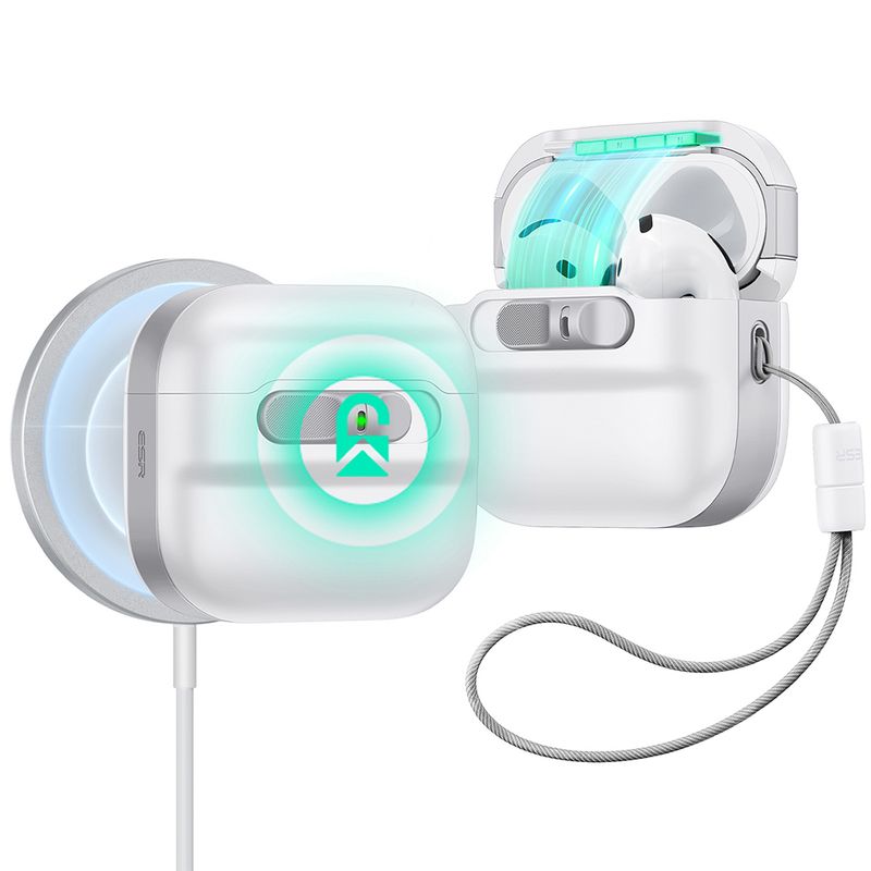 ESR - Carcasa Funda ESR Pulse Para AirPods 4 2024 Blanco