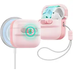 ESR - Carcasa Funda Pulse Para AirPods 4 2024 Rosado