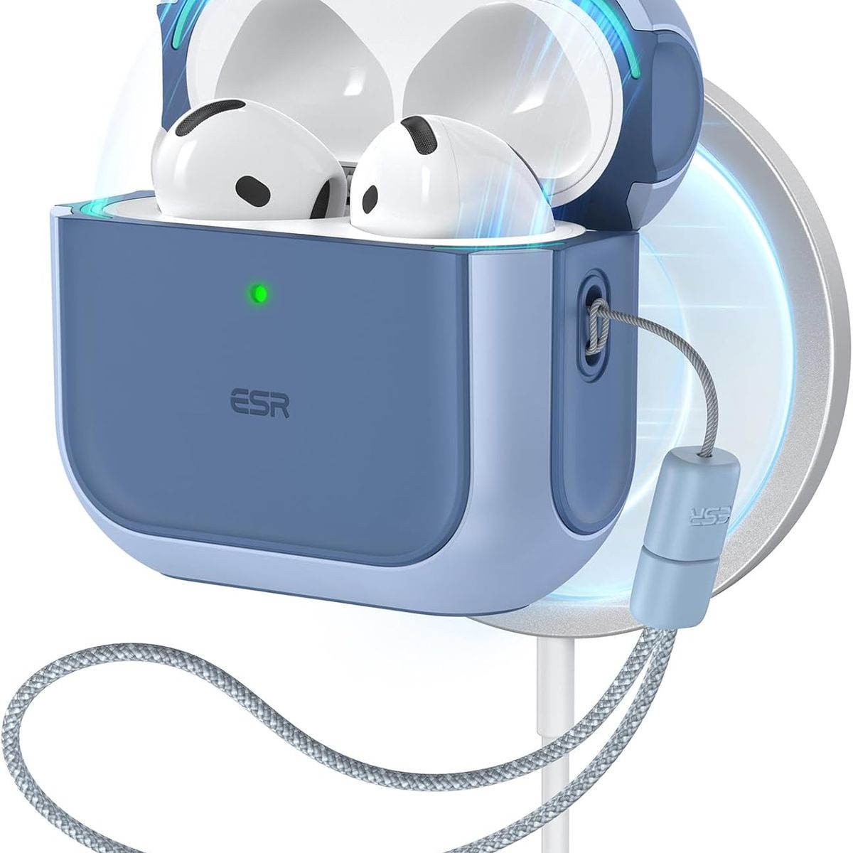 ESR - Carcasa Funda ESR Orbit Hybrid Para AirPods 4 2024 Azul