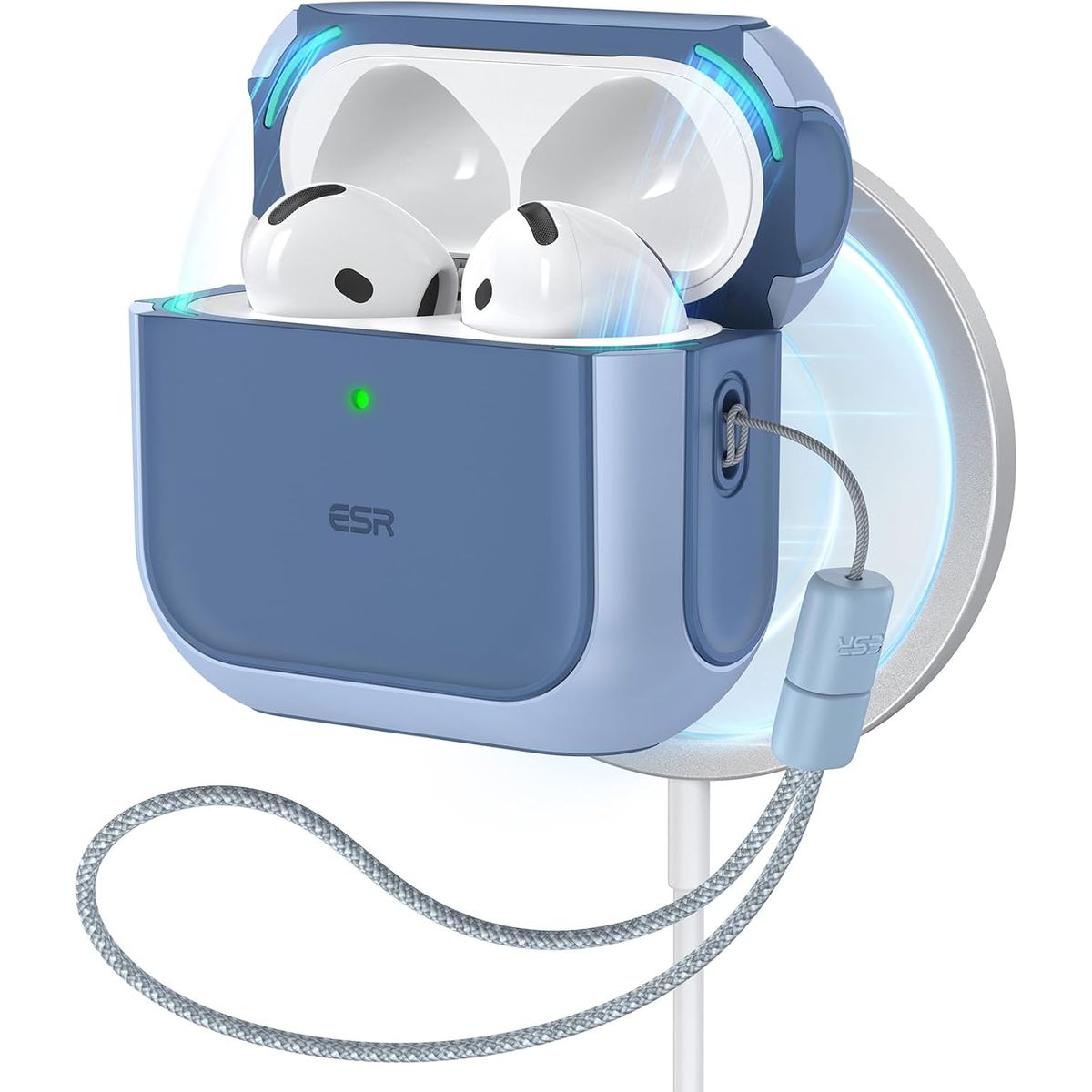 ESR - Carcasa Funda ESR Orbit Hybrid Para AirPods 4 2024 Azul