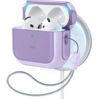 Carcasa Funda Orbit Hybrid Para AirPods 4 2024 Lila