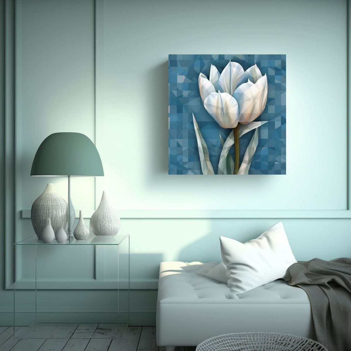 GENERICO - Formación De Colores Canva En Patrón 80x80 Cm