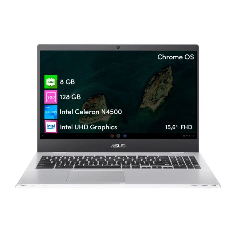 Notebook Chromebook Celeron 8GB 128GB SSD 15.6 FHD