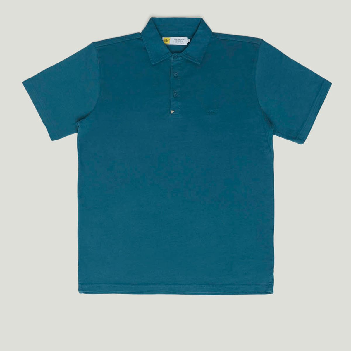 NEW MAN - Polera Polo Canarias Heritage Azul Newman