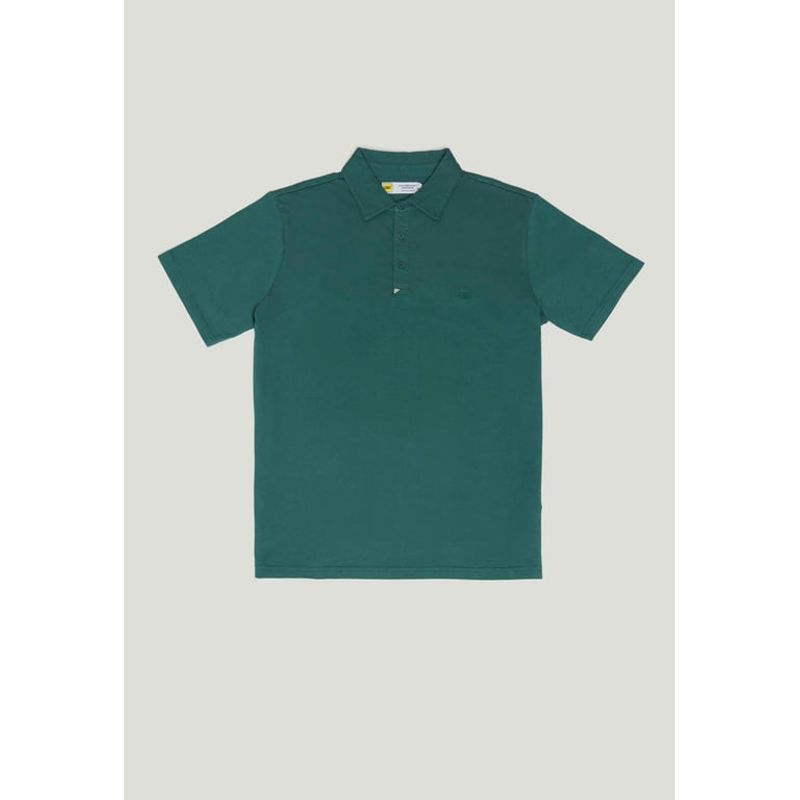 NEW MAN - Polera Polo Canarias Heritage Azul Newman