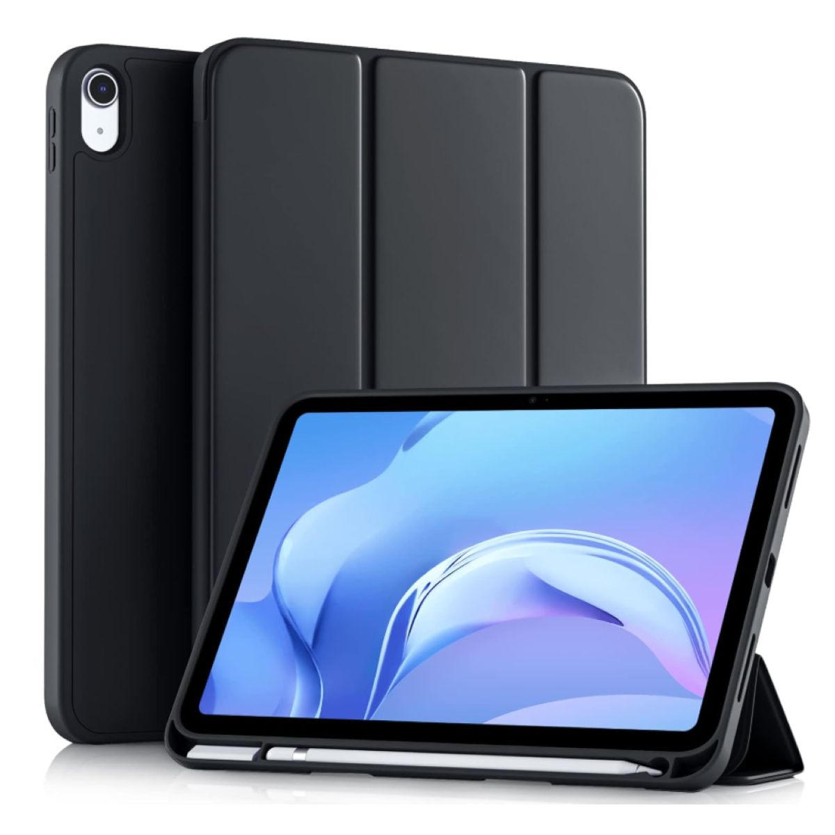 GENERICO - Carcasa Smart Cover Ranura Para iPad A16 11th Gene Negro