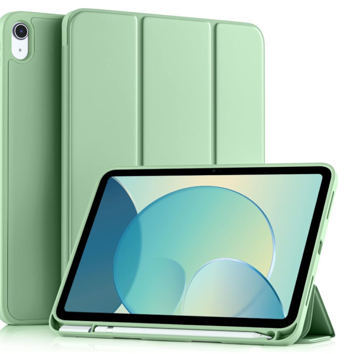 GENERICO - Carcasa Smart Cover Ranura Para iPad A16 11th Gene Verde