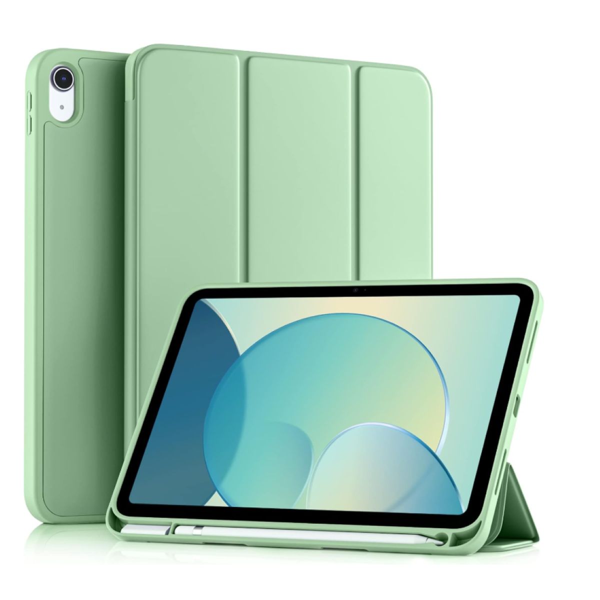 GENERICO - Carcasa Smart Cover Ranura Para iPad A16 11th Gene Verde