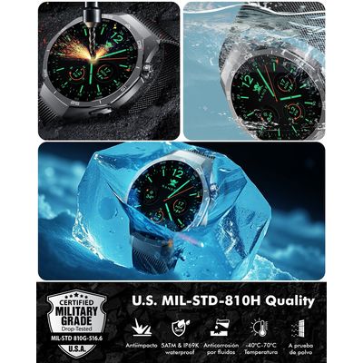 Imagen 2 del producto Smartwatch Raider Pro Max Hombre Reloj Inteligente Militar