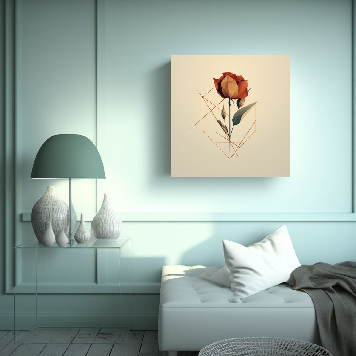 GENERICO - Creativa Vida Cuadros Geométricos Minimalistas 50x50 Cm