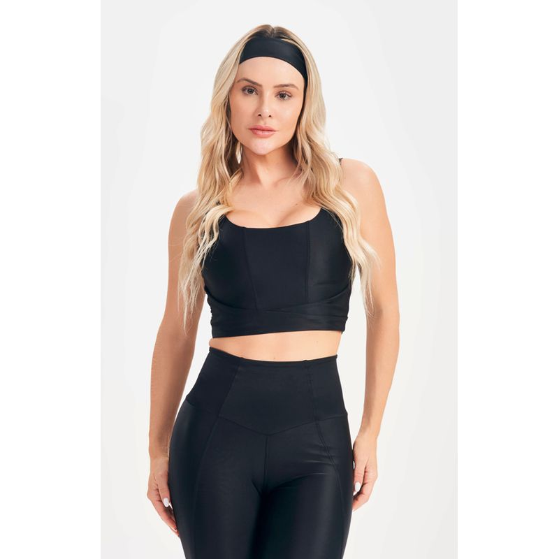 LETSGYM - CROP TOP DEPORTIVO FATALE LETSGYM.-
