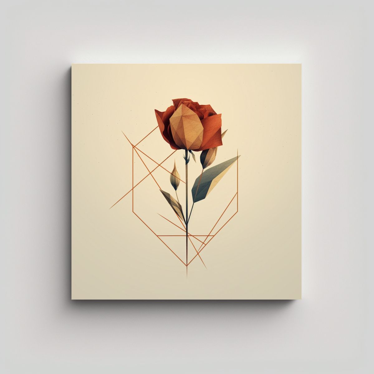 GENERICO - Creativa Vida Cuadros Geométricos Minimalistas 30x30 Cm