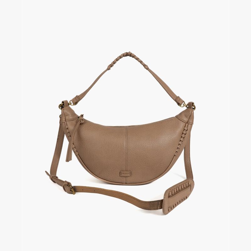 LOUNGE - Cartera Bandolera Mujer Detalles Tejidos