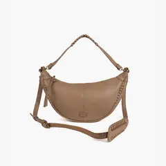 LOUNGE - Cartera Bandolera Mujer Detalles Tejidos