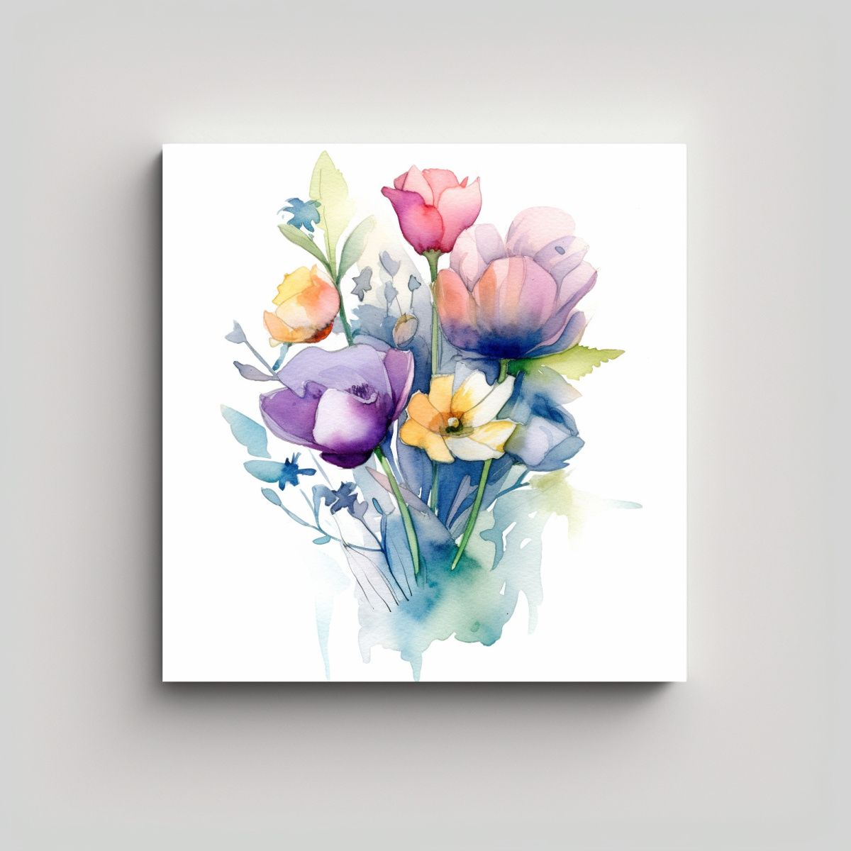 GENERICO - Ilustración Inspiradora Abstracta Con Textura De 40x40 Cm