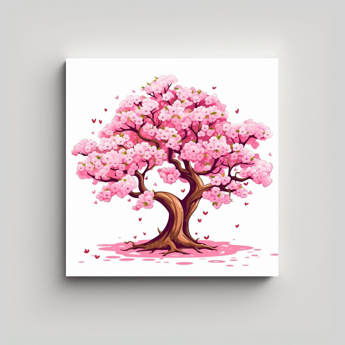 GENERICO - Composición De Perspectiva Sakura Tree Vector 60x60 Cm