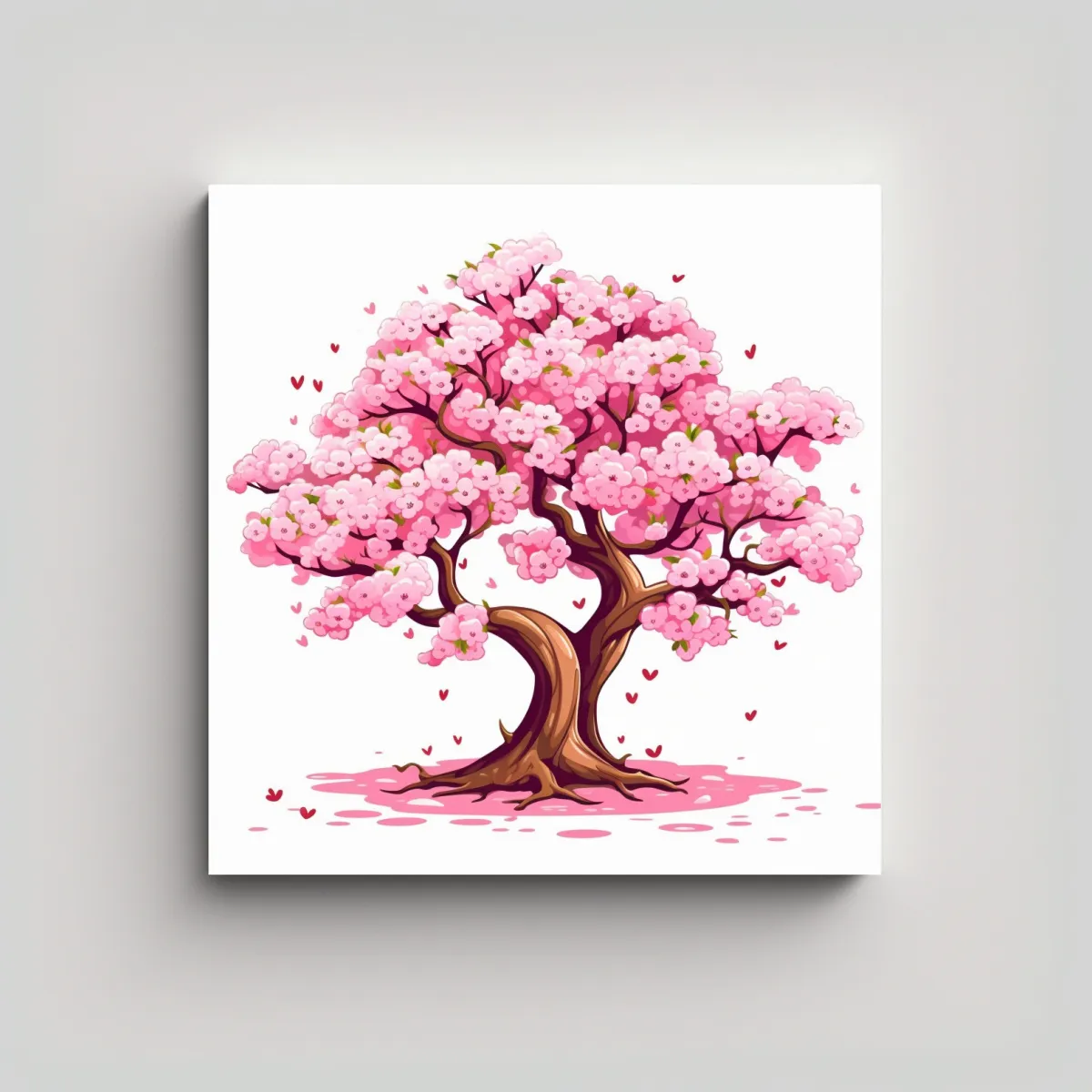 GENERICO - Composición De Perspectiva Sakura Tree Vector 50x50 Cm