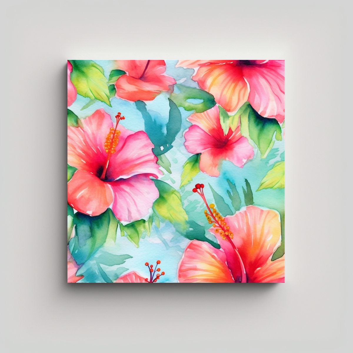 GENERICO - Arte De Pared Sublimada Multicolor Con Diseño De 70x70 Cm