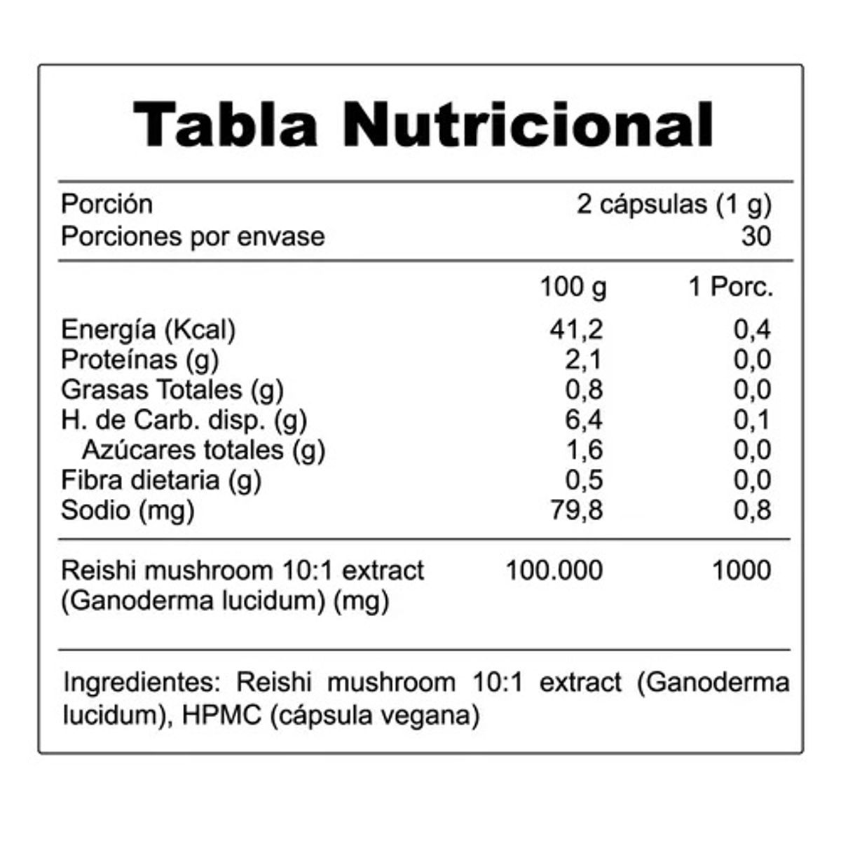 WINKLER - Reishi Mushrooms 1 Frasco 60 Caps. Winkler