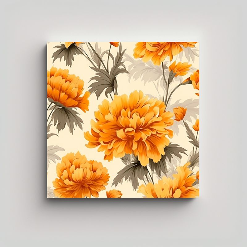GENERICO - Cuadro Decorativo Moderno De Lienzo Con Patrón 90x90 Cm