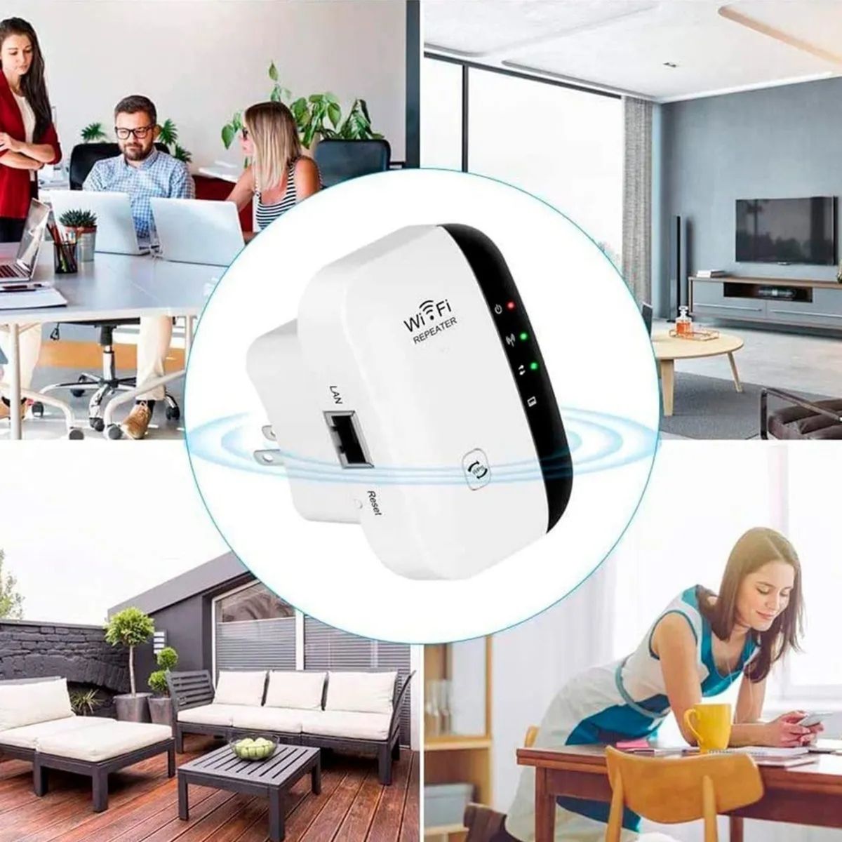 MOVI - Amplificador Wifi para Casa u Oficina Cobertura total