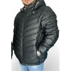 CC - Chaqueta Parka Engomada Impermeable Térmica Para Hombre