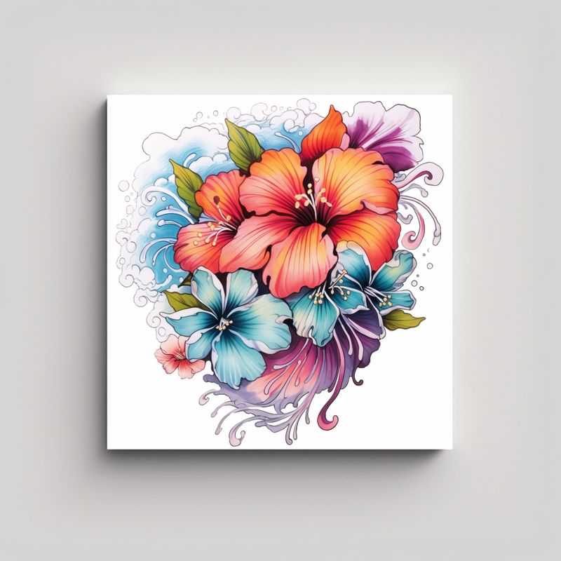 GENERICO - Cuadro Decorativo Canva De Interiores Con 90x90 Cm
